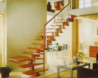 Whole set wood stair case